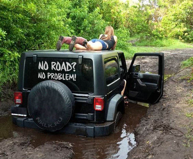  No road? No problem!