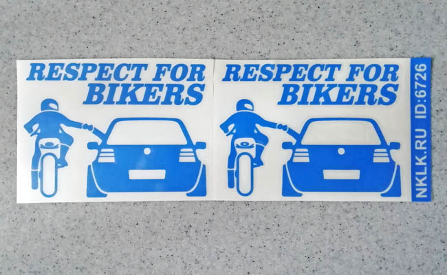 Respect for bikers