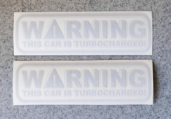 This car is turbocharged